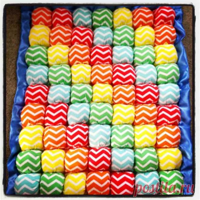 Детское одеяло в технике «Bubble Quilt». Мастер-класс