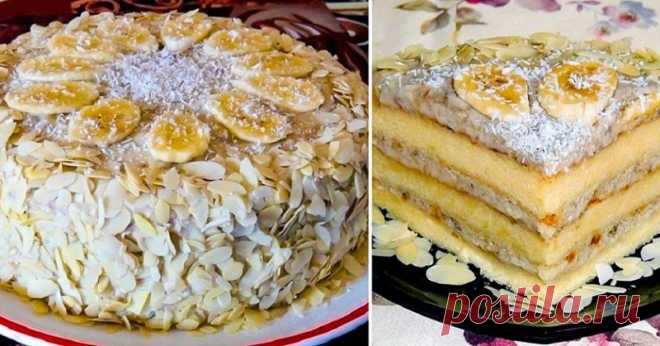 Как приготовить нежный бисквитный торт с бананово-молочной начинкой! Как приготовить нежный бисквитный торт с бананово-молочной начинкой. Пошаговый рецепт приготовления с фото, фантастически вкусного и красивого торта.