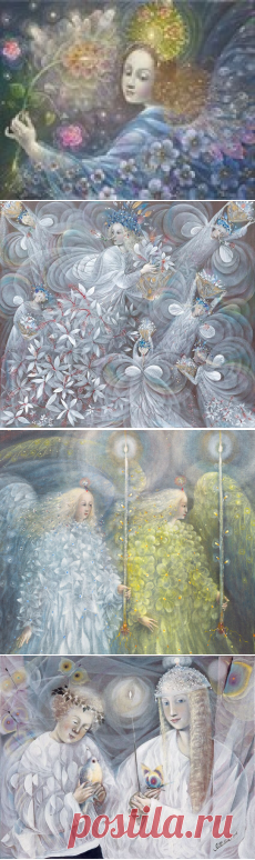 Где ангелы живут... Художник Ангелия Павлова Annael (Anelia Pavlova)