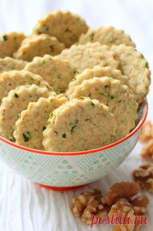 i_trava: Печенье с петрушкой и грецкими орехами.
