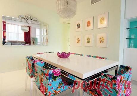 Использование неоновых цветов в интерьере — Наши дома