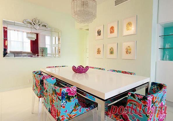 Использование неоновых цветов в интерьере — Наши дома