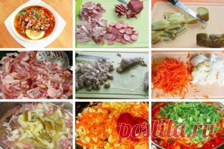 Солянка мясная сборная - Как я приготовила