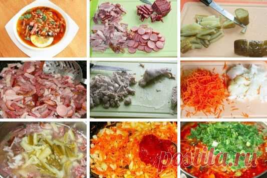 Солянка мясная сборная - Как я приготовила