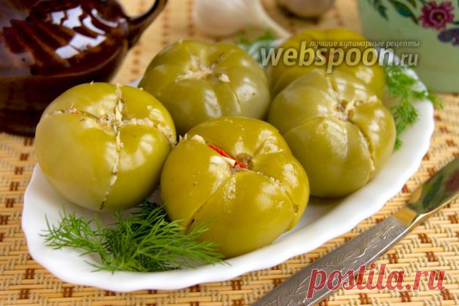Маринованные зеленые помидоры рецепт с фото на Webspoon.ru