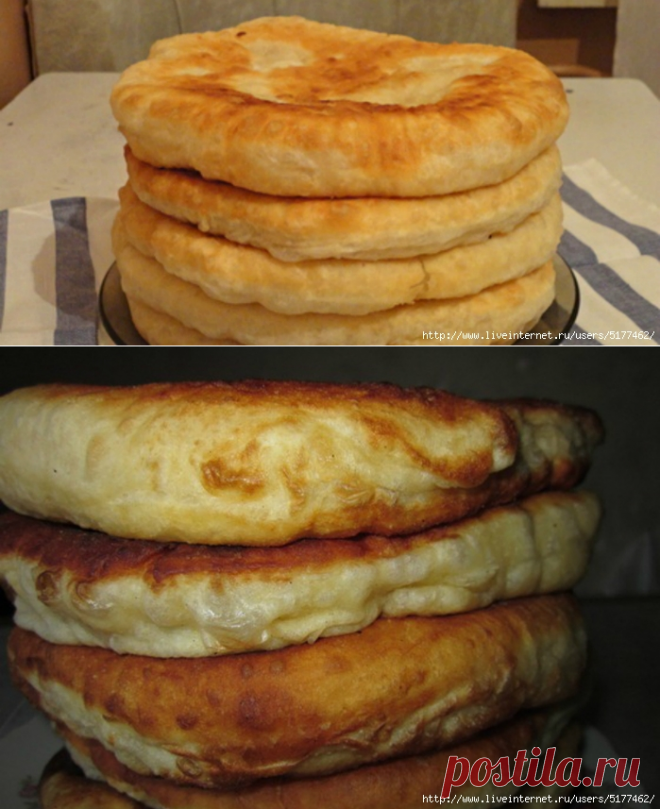Пушистые лепешки на кефире: вкусно и быстро. Готово за 15 минут!