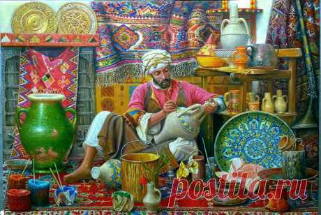 Иракский художник Джамал Аль Баяти (Jamal Al Bayati (جمال البياتي)).