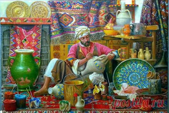 Иракский художник Джамал Аль Баяти (Jamal Al Bayati (جمال البياتي)).