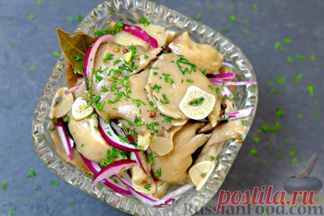 Рецепт: Маринованные вешенки быстрого приготовления на RussianFood.com