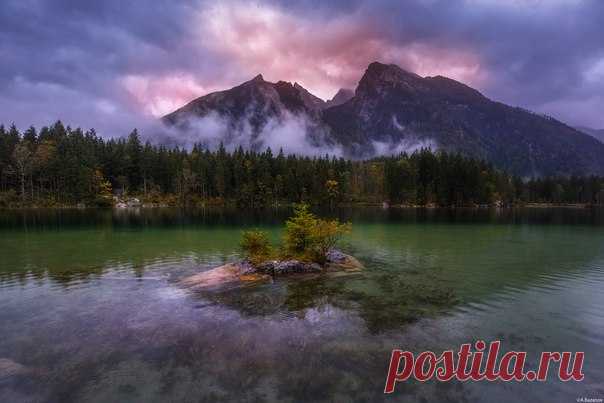 Озеро Hintersee, Германия. Автор фото: Андрей Базанов.