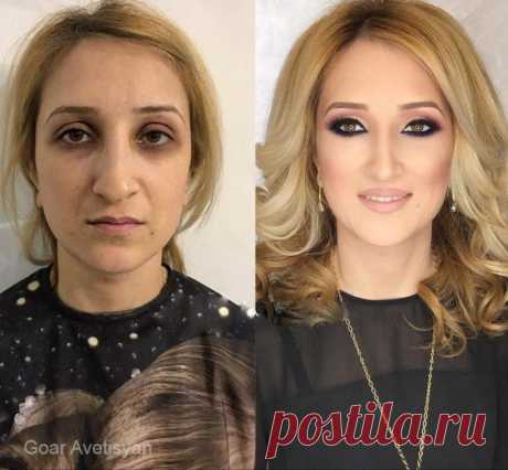 Красавицы VS Чудовища - чудеса макияжа Гоар Аветисян