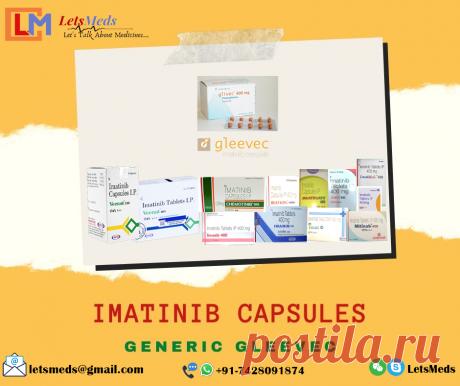 Need to Generic Imatinib Capsules and tablet at discount value visit LetsMeds confided in exporter and provider giving nonexclusive gleevec. Imatinib 100mg and 400mg containers and tablets accessible at LetsMeds We invest heavily in offering extraordinary client care, items, and costs. We have the biggest determination of conventional imatinib containers at discount cost. Purchase now Generic Gleevec Tablet call +91-7428091874 or Skype/WeChat: LetsMeds