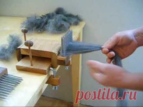 Combing Wool with Benjamin Green Standard Wool Combing Kit