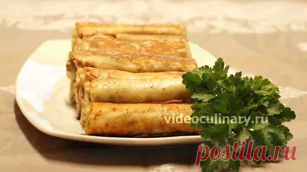 Блинчики с грибами – рецепт тонких блинов от Бабушки Эммы