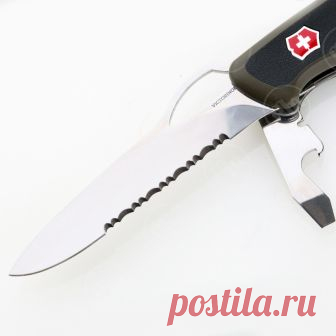 0.9663.MWC4V VICTORINOX, Нож перочинный RangerGrip 178, 130 мм, 12 функций, чёрно-зеленый, VICTORINOX, Швейцария – купить в интернет магазине Messermeister.ru по выгодным ценам
