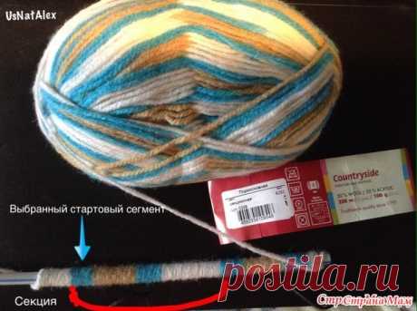 . Planned color pooling - Пулинг, основы. МК - Вязание - Страна Мам