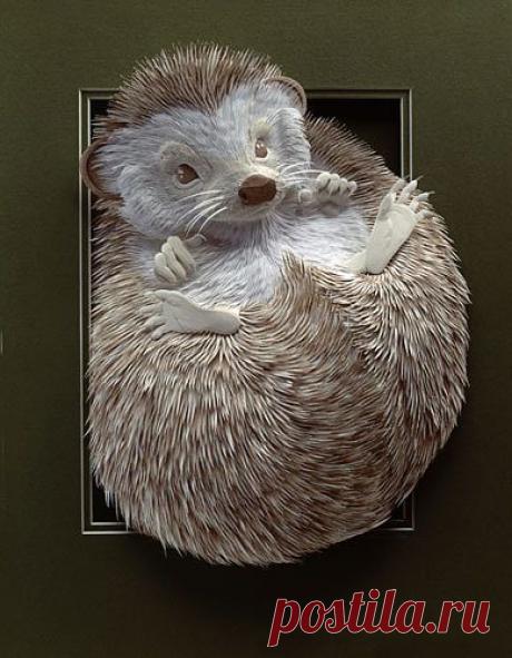 Beautiful Paper Sculptures By: Calvin Nicholls | Square Inch Design Blog