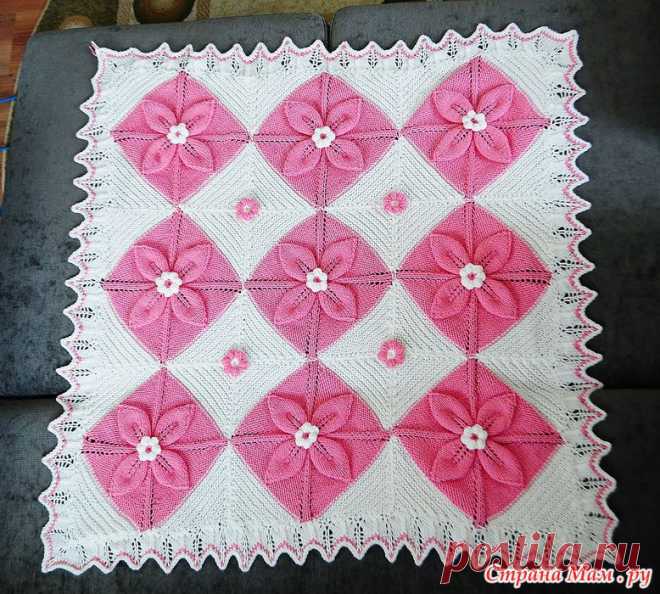 Пледик на выписку! - Вязание спицами - Страна Мам