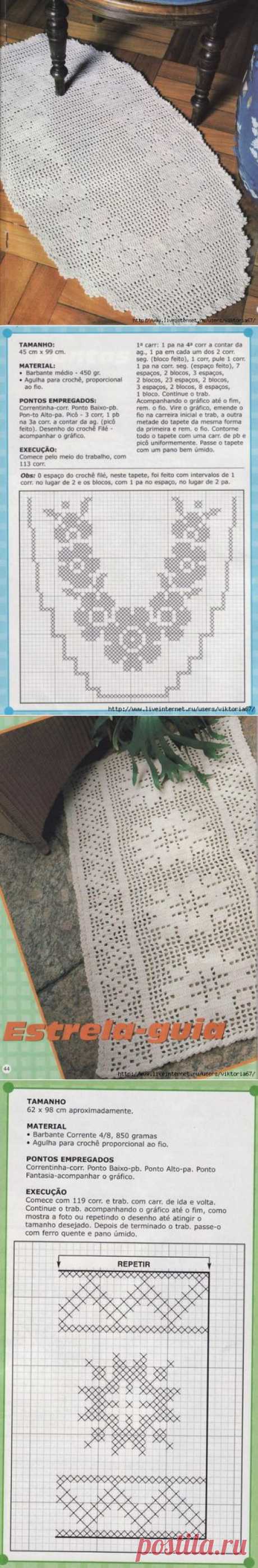 Вязание Крючок Схемы Салфетки Скатерти (150 фото).