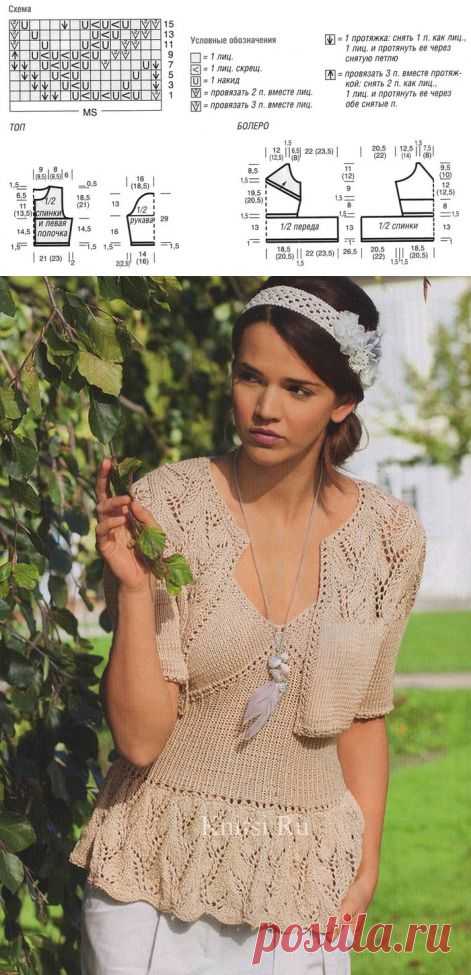 Болеро и топ: Дневник группы «ВЯЖЕМ ПО ОПИСАНИЮ»: Группы - женская социальная сеть myJulia.ru