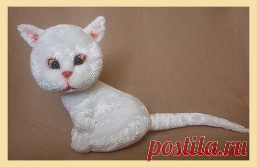 Мой МК. Белый котёнок.