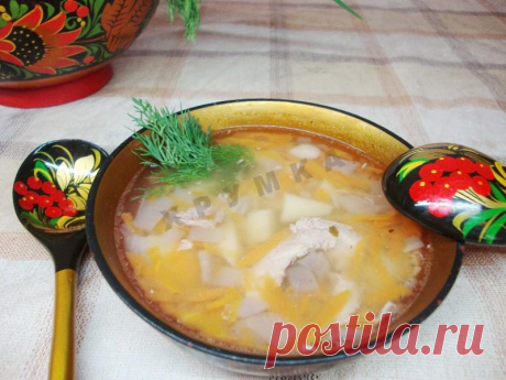Гороховый суп с курицей в мультиварке