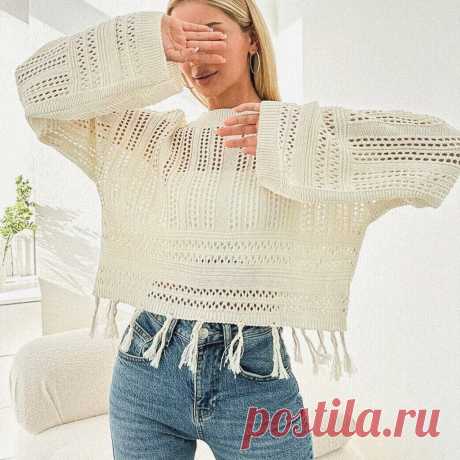 Ажурный джемпер (схема узора)