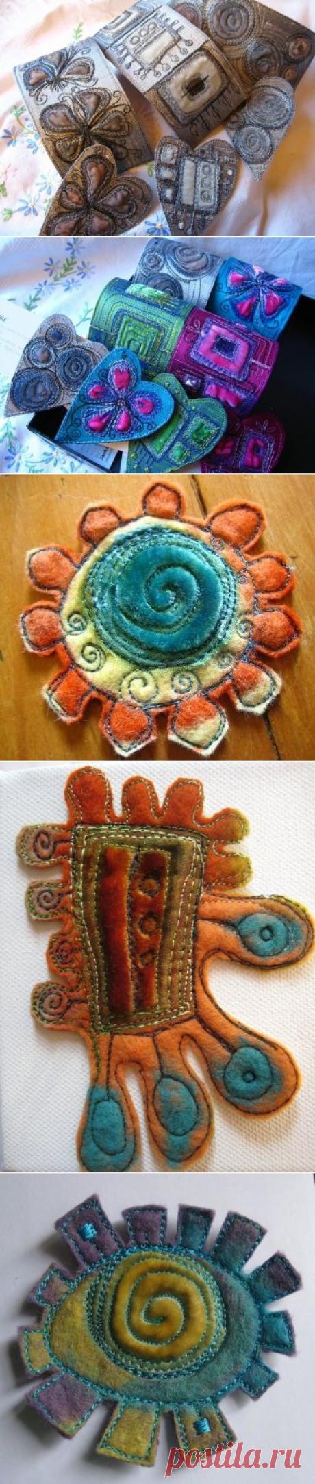 Текстильные фактуры Jackie Cardy / Украшения и бижутерия /