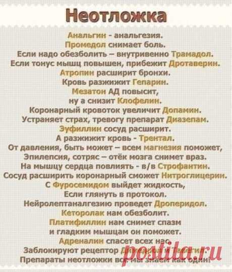 Неотложка Для любителей фармацевтики