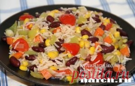 Рис с овощами по-мексикански