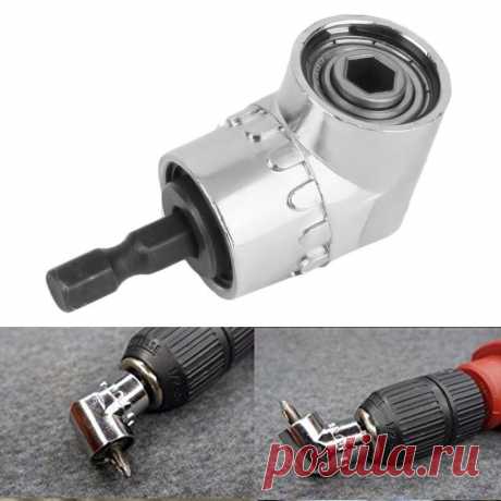 drillpro 1/4 inch hex shank drill bit angle driver 105 degree adjustable angle driver screwdriver Sale - Banggood.com