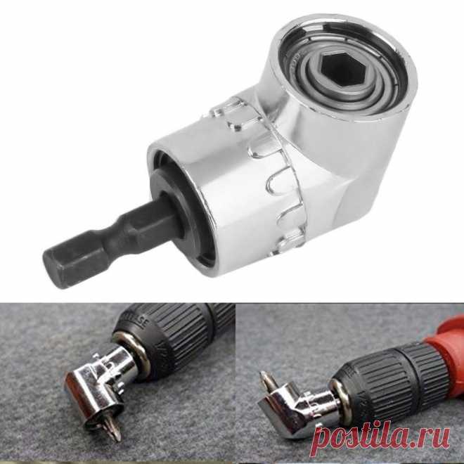 drillpro 1/4 inch hex shank drill bit angle driver 105 degree adjustable angle driver screwdriver Sale - Banggood.com