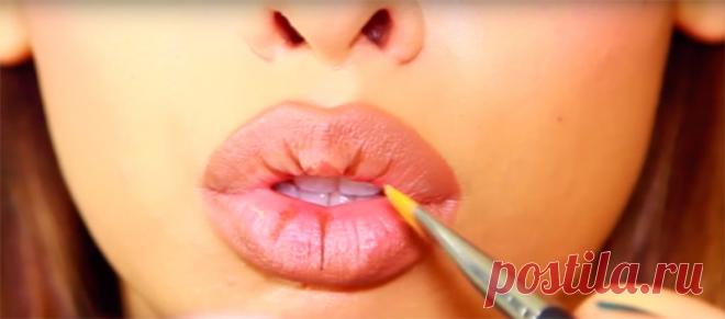 Как визуально увеличить губы: инструкция по макияжу