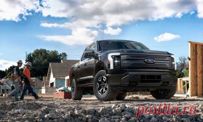 Коммерческий электрический пикап Ford F-150 Lightning Pro 2022 по привлекательной цене