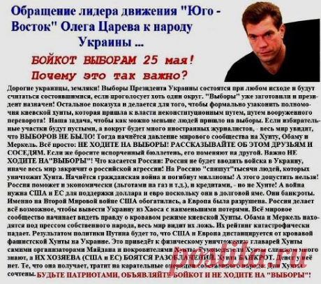 Царев о выборах)
