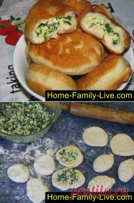 Пирожки с луком и яйцом/Сайт с пошаговыми рецептами с фото для тех кто любит готовить