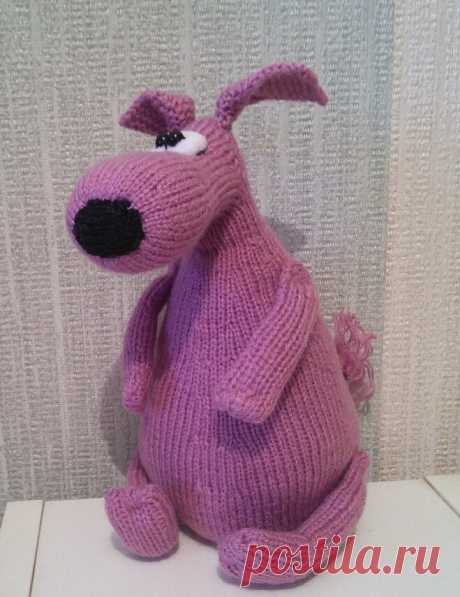 Вязаные игрушки. Как связать собаку спицами. | NataliyaK | Яндекс Дзен