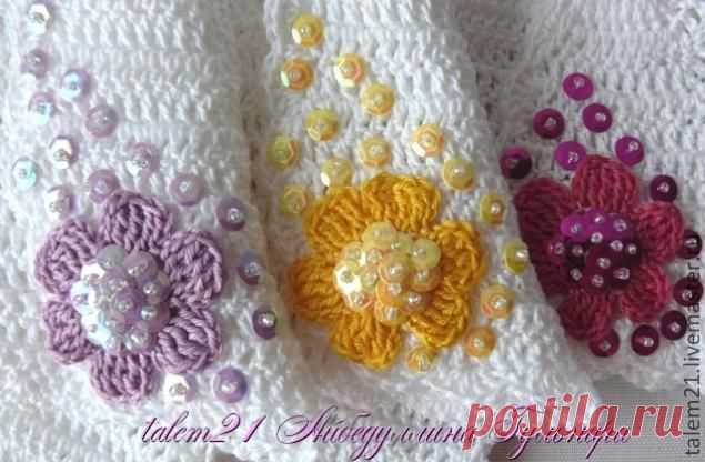 Цветочки из остатков пряжи | Сделай сам!