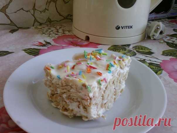 Пирог Вкусняшка. Его не нужно печь - его нужно только есть!))