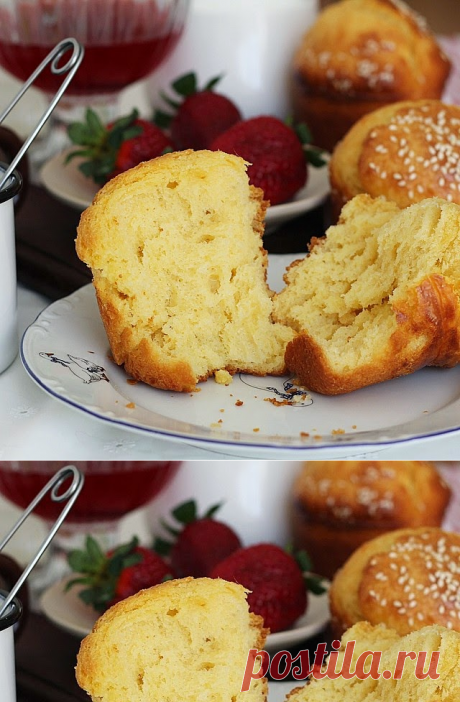 Застолье: Классическая французская булочка "Бриошь"