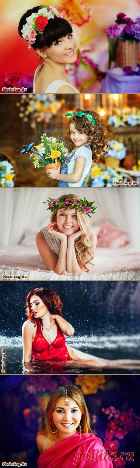 Весенняя фотосессия в студии
