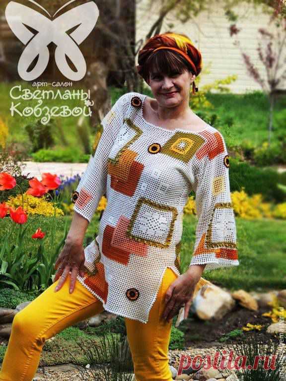 ФИЛЕЙНОЕ ВЯЗАНИЕ ОТ СВЕТЛАНЫ КОБЗЕВОЙ.