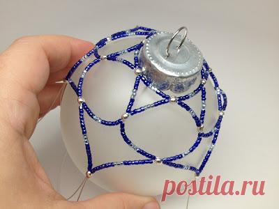 Free Beading Project Idea: Christmas Ornaments - Soft Flex Company