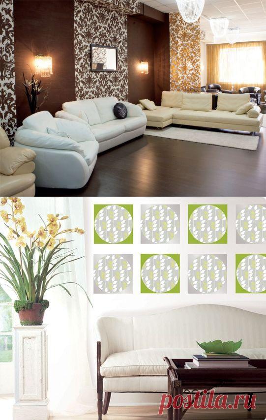 Эффектное комбинирование обоев