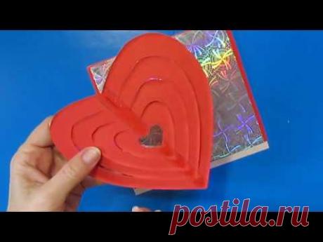 Супер-быстрый Подарок МАМЕ на День МАТЕРИ/Красивое Сердечко своими руками поделки на 8 марта DIY