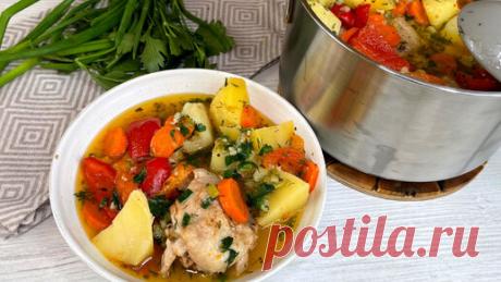 Ужин "Помогайка для хозяйки": готовлю так чуть ли не каждую неделю (в одной кастрюле, вкусно очень, да и продукты простые) | Цветкова Наталья | Дзен