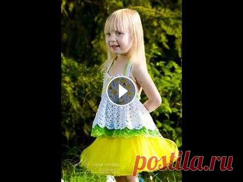 Вязаные кофточки для девочек от Аллы Коваль. Crochet blouses for girls from Alla Koval. А здесь красивые вязаные платья для маленьких девочек vyazhem-...