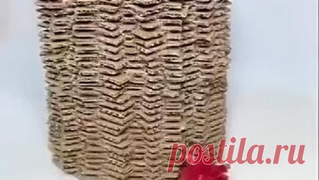 Красивые корзины и вазы своими руками