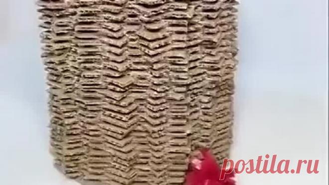 Красивые корзины и вазы своими руками