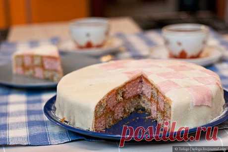 Так Просто! - Торт Баттенберг (Round Battenberg Cake)
